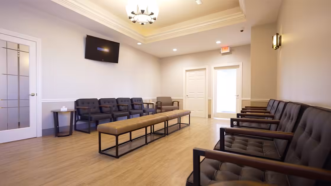 Chairs in lobby