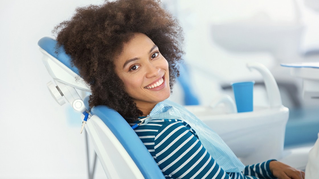 Lady with large hair